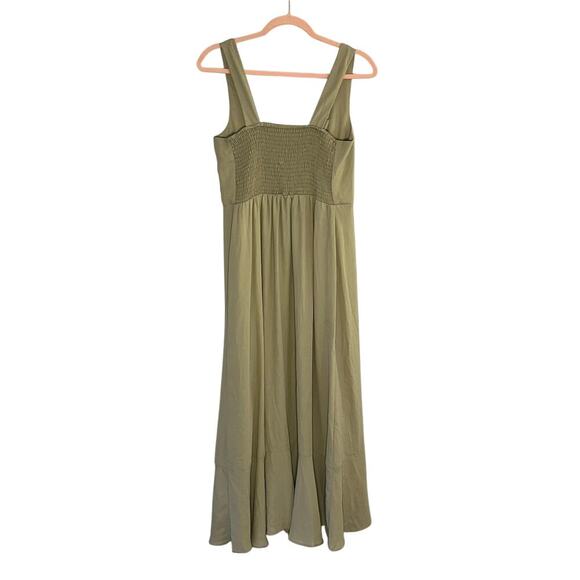 Show Me Your Mumu Maxi Dress Size Large Sage Green Feminine Soft - Picture 3 of 7